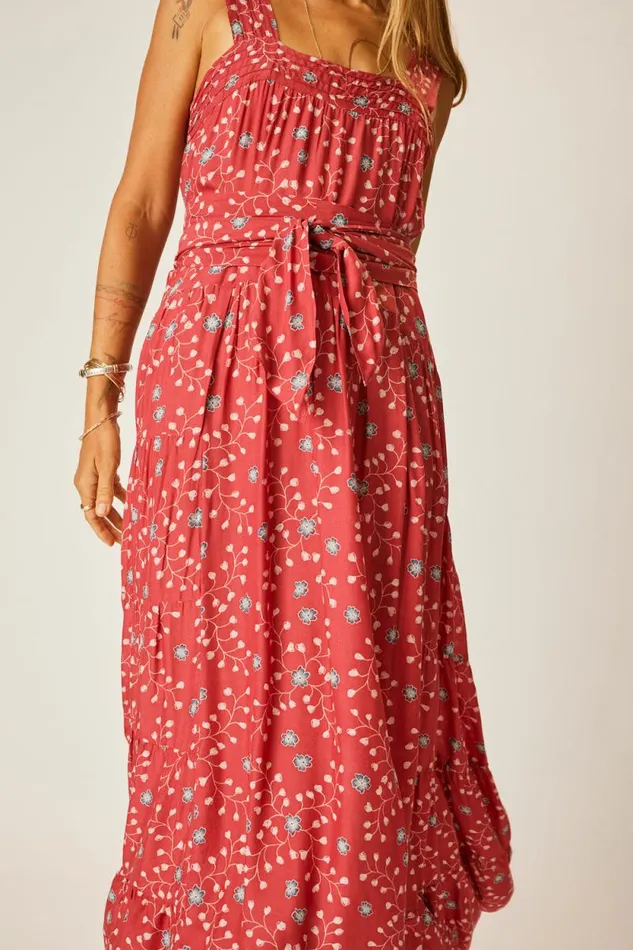 Dresses Shop Natalie Martin JASMINE MAXI Pinwheel Barn Red