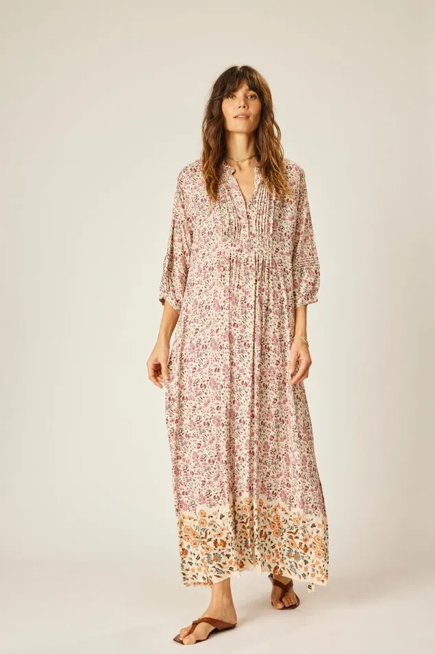 Dresses Shop Natalie Martin SAMMIE MAXI Petite Fleur Rose