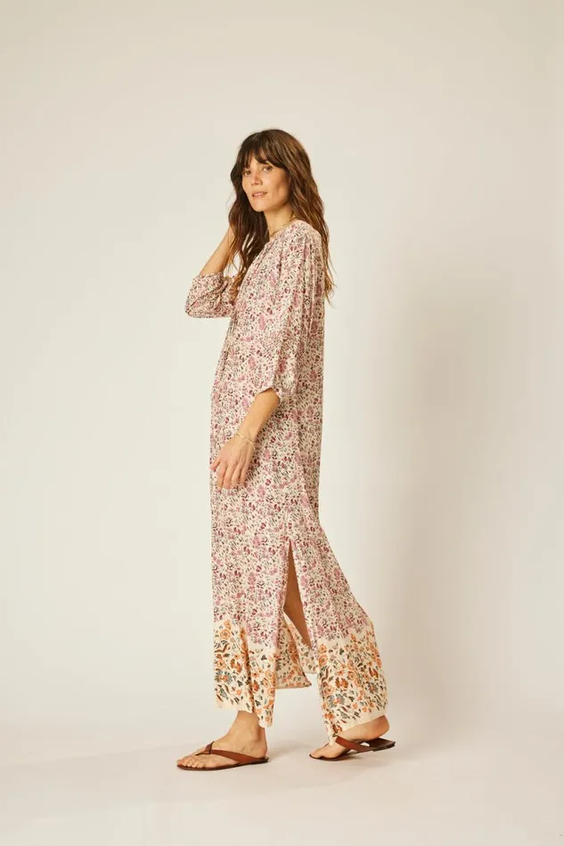 Dresses Shop Natalie Martin SAMMIE MAXI Petite Fleur Rose