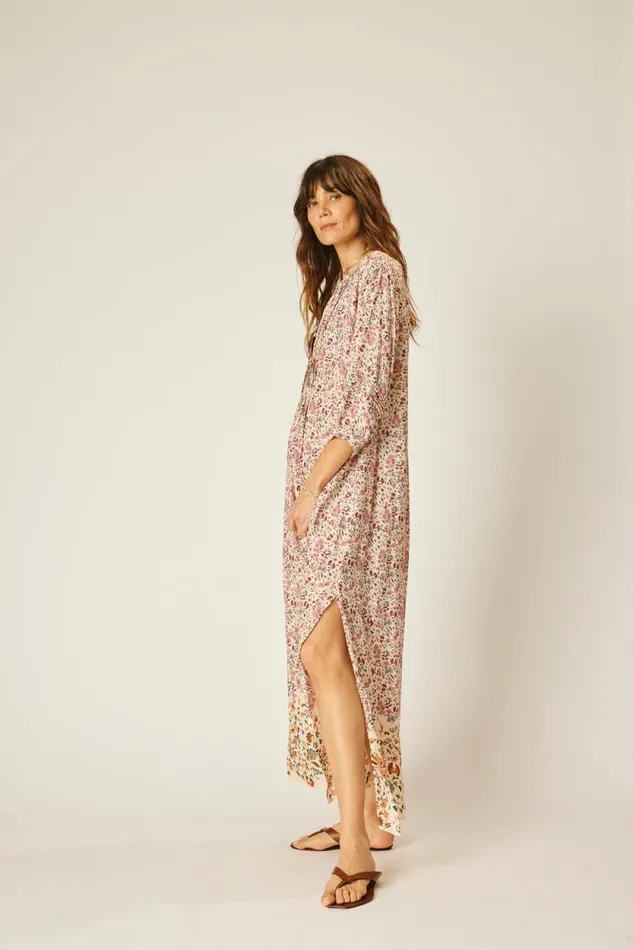 Dresses Shop Natalie Martin SAMMIE MAXI Petite Fleur Rose