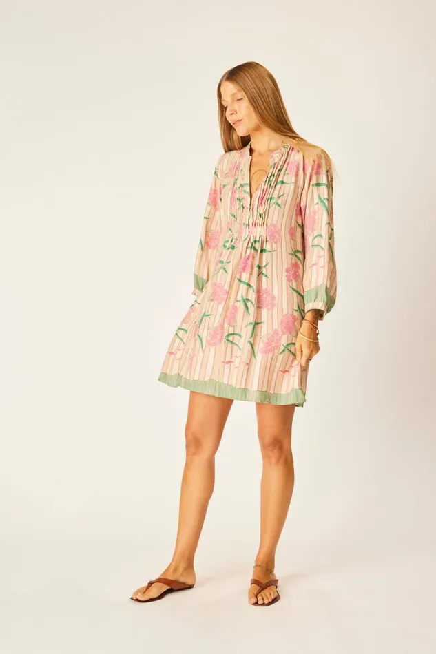 Dresses Shop Natalie Martin SAMMIE SHORT DRESS Chamomile Rose