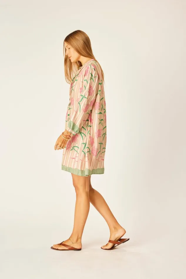 Dresses Shop Natalie Martin SAMMIE SHORT DRESS Chamomile Rose