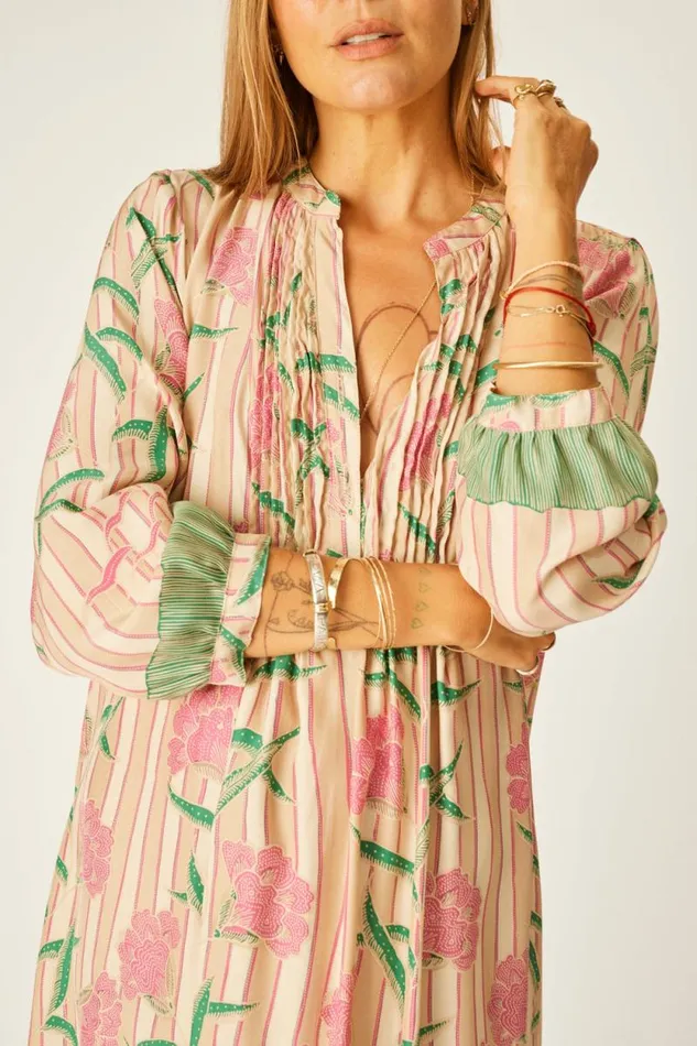 Dresses Shop Natalie Martin SAMMIE SHORT DRESS Chamomile Rose