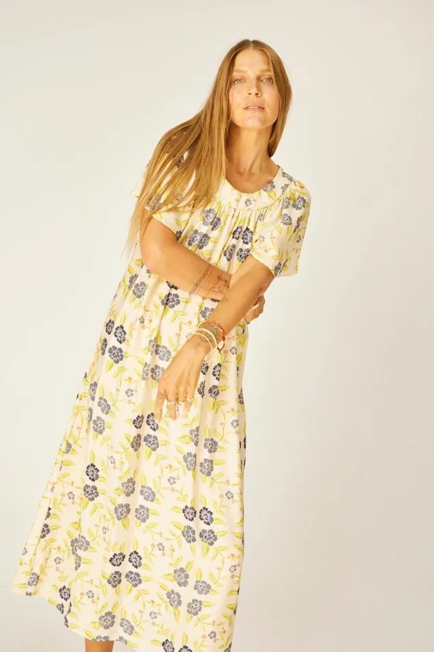 Dresses Shop Natalie Martin SIENNA DRESS Prairie Indigo