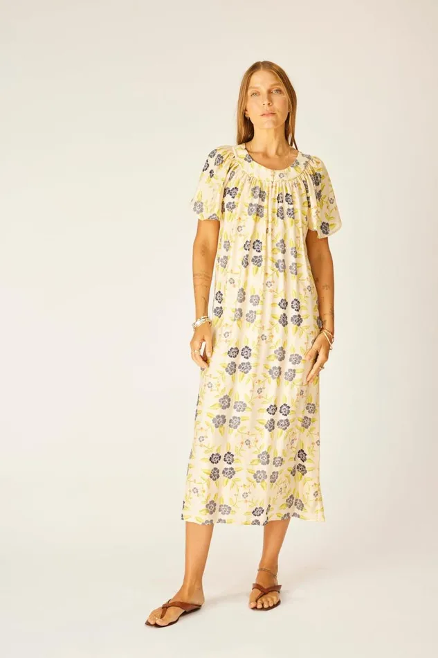Dresses Shop Natalie Martin SIENNA DRESS Prairie Indigo