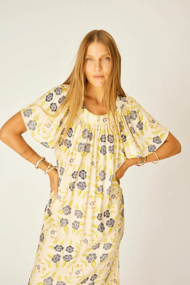 Dresses Shop Natalie Martin SIENNA DRESS Prairie Indigo