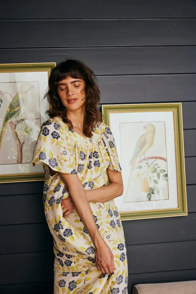 Dresses Shop Natalie Martin SIENNA DRESS Prairie Indigo
