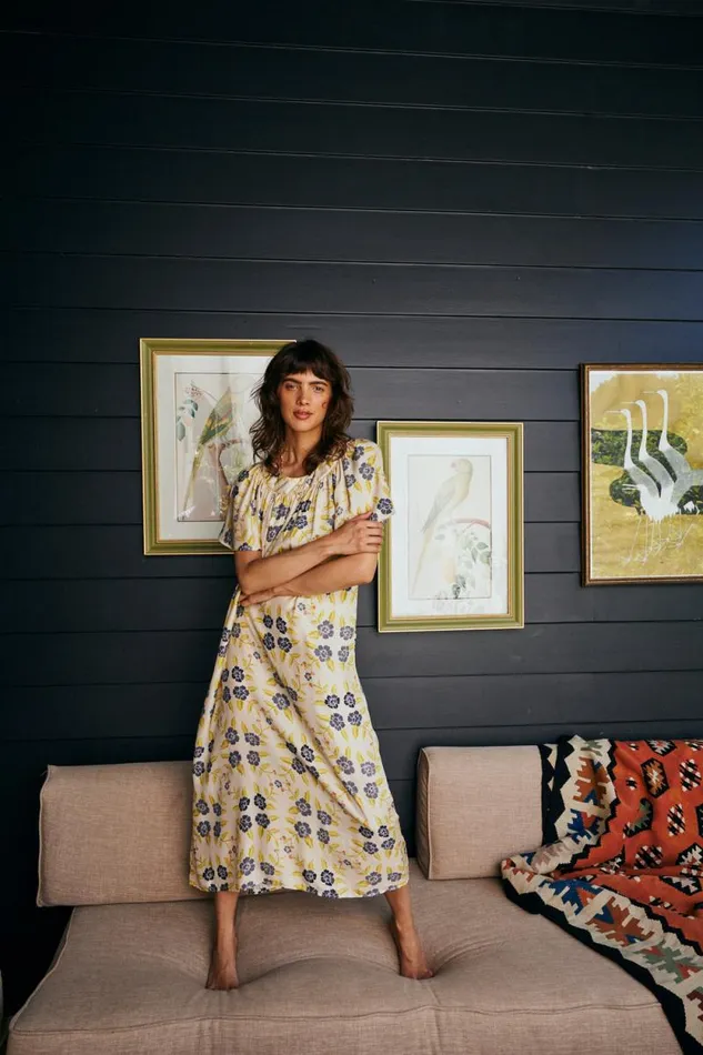 Dresses Shop Natalie Martin SIENNA DRESS Prairie Indigo