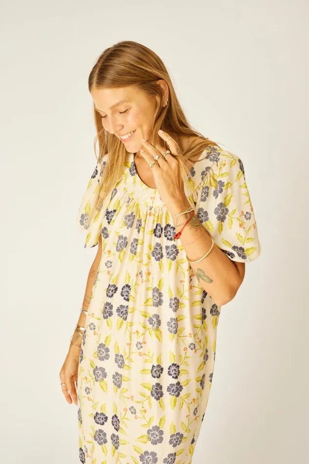 Dresses Shop Natalie Martin SIENNA DRESS Prairie Indigo