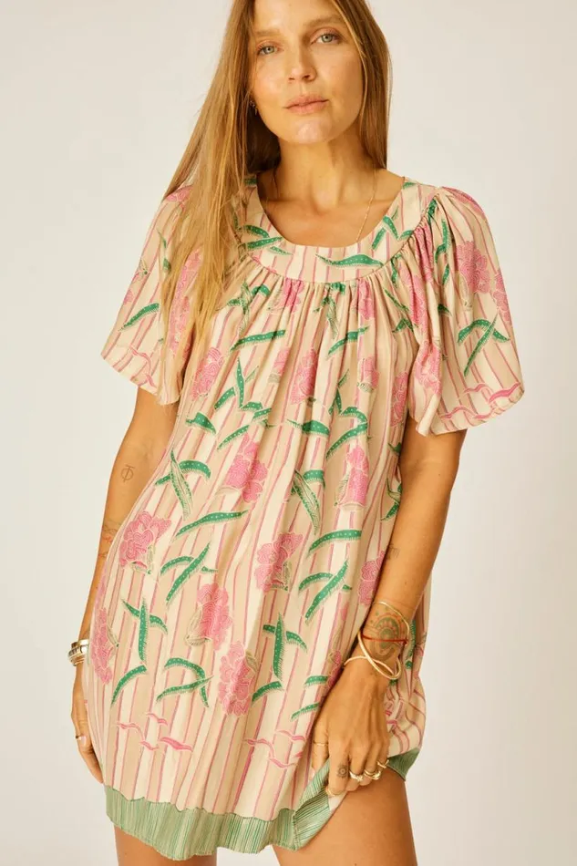 Dresses Shop Natalie Martin SIENNA MINI DRESS Chamomile Rose