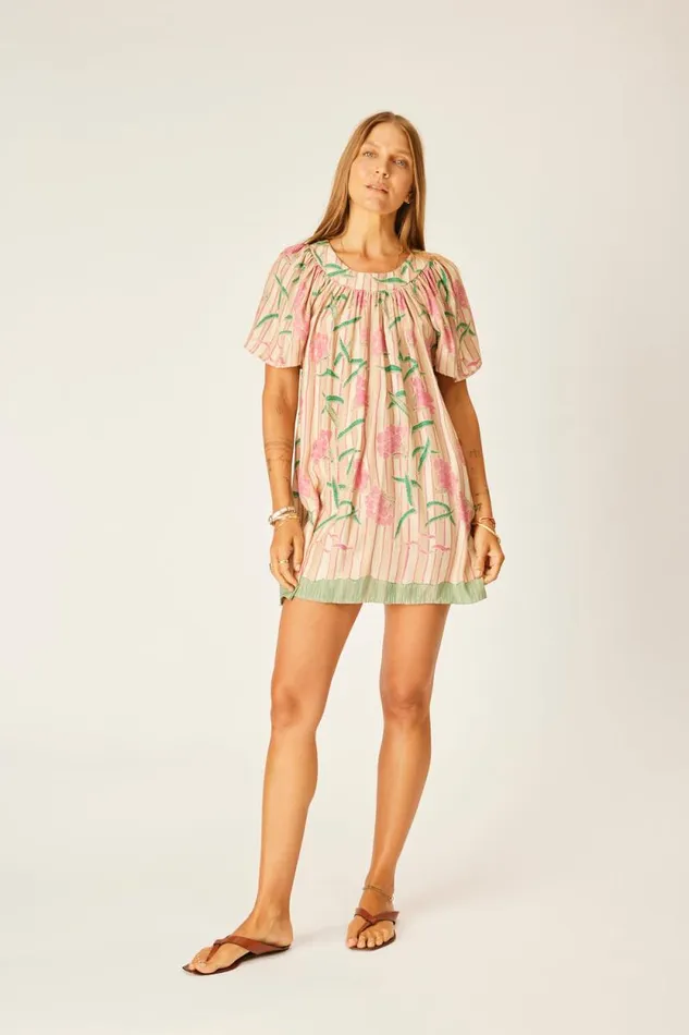 Dresses Shop Natalie Martin SIENNA MINI DRESS Chamomile Rose