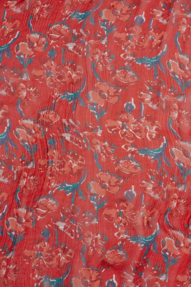 Dresses Shop Natalie Martin TIFFANY DRESS Chiffon Watercolor Vermil