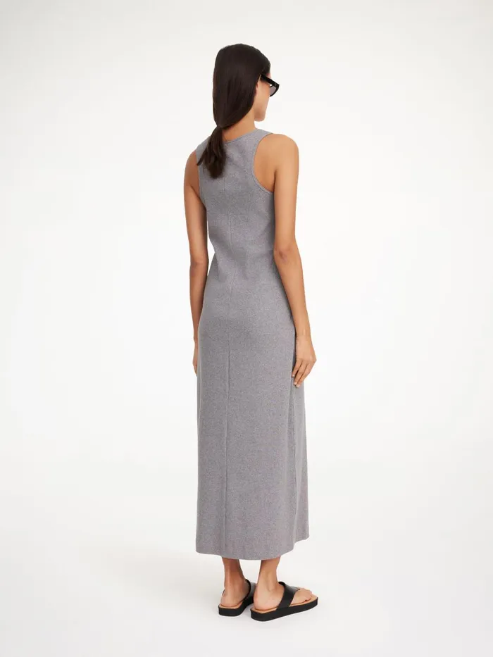 Dresses Women By Malene Birger Lovelo Maxi Dress Grey Melange