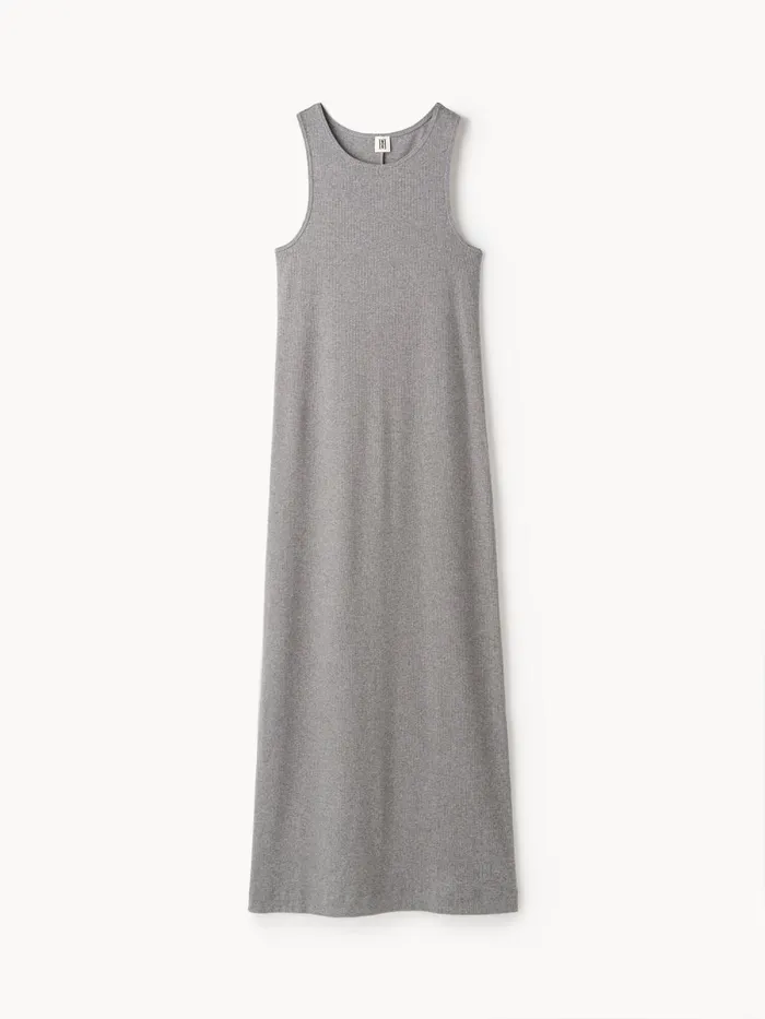 Dresses Women By Malene Birger Lovelo Maxi Dress Grey Melange