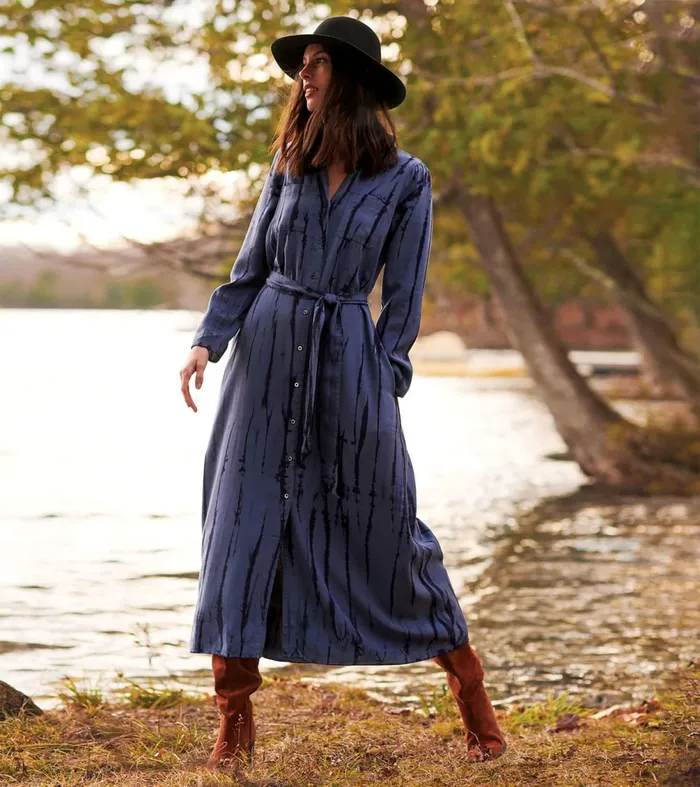 Dresses Women Hatley Maxi Shirt Dress 8211 Into The Deep