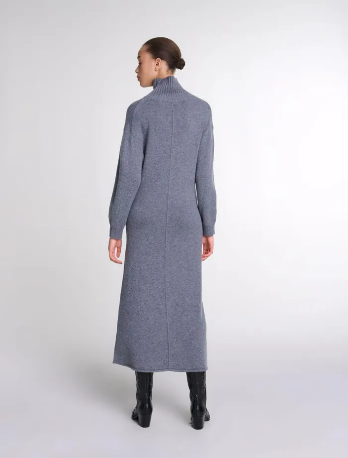 Dresses Women Maje Knit Maxi Dress Grey