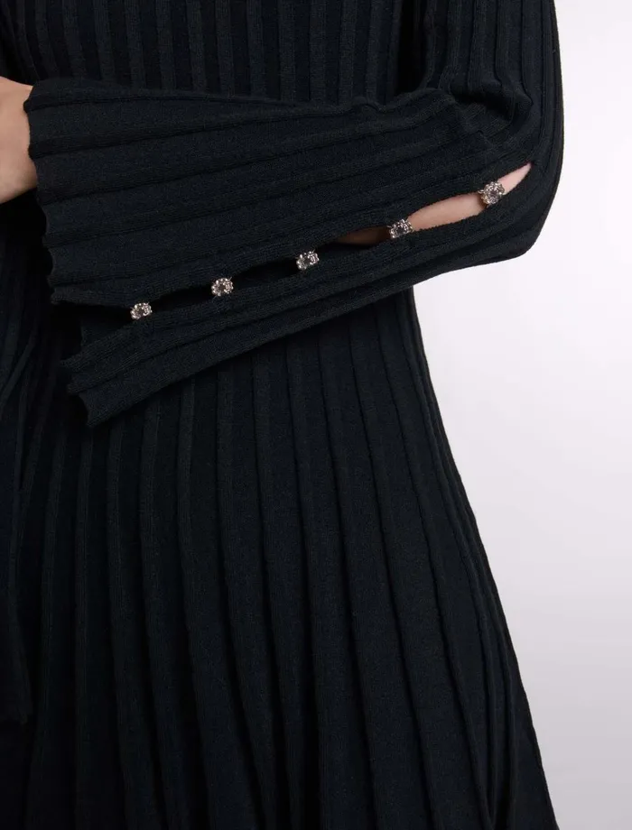 Dresses Women Maje Short Knit Dress Black