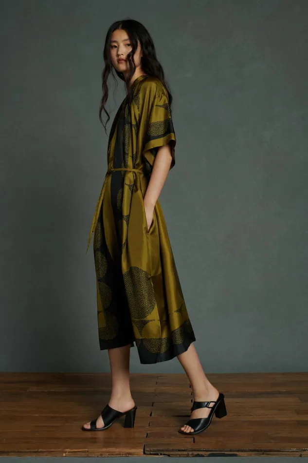 Dresses Women Soeur ATHENA DRESS Khakiblack