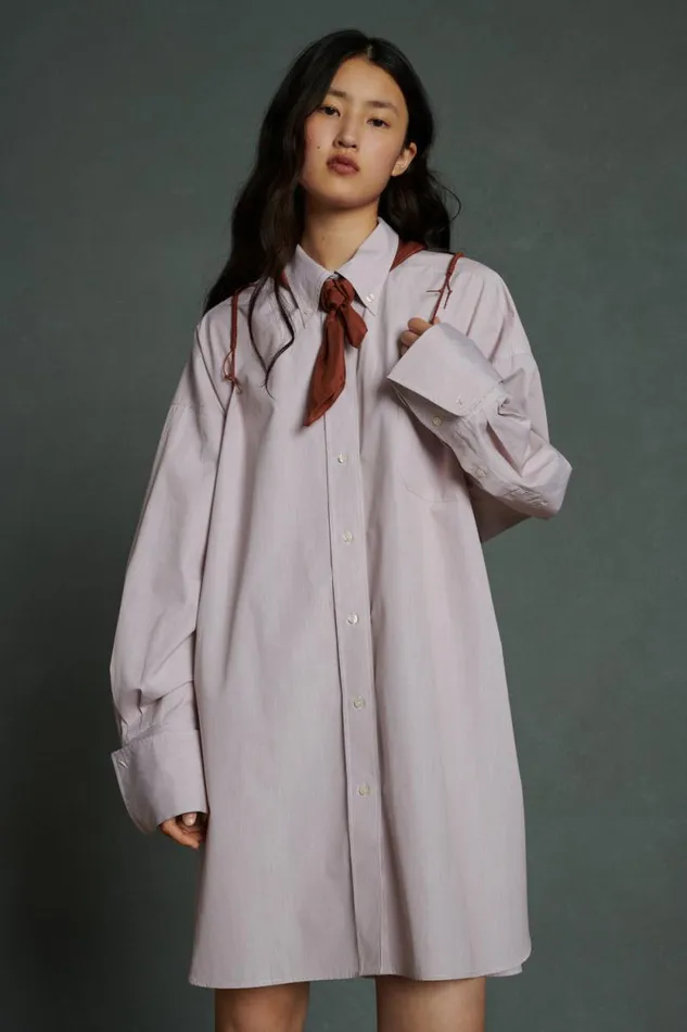 Dresses Women Soeur AUTRICHE DRESS Brownoffwhite