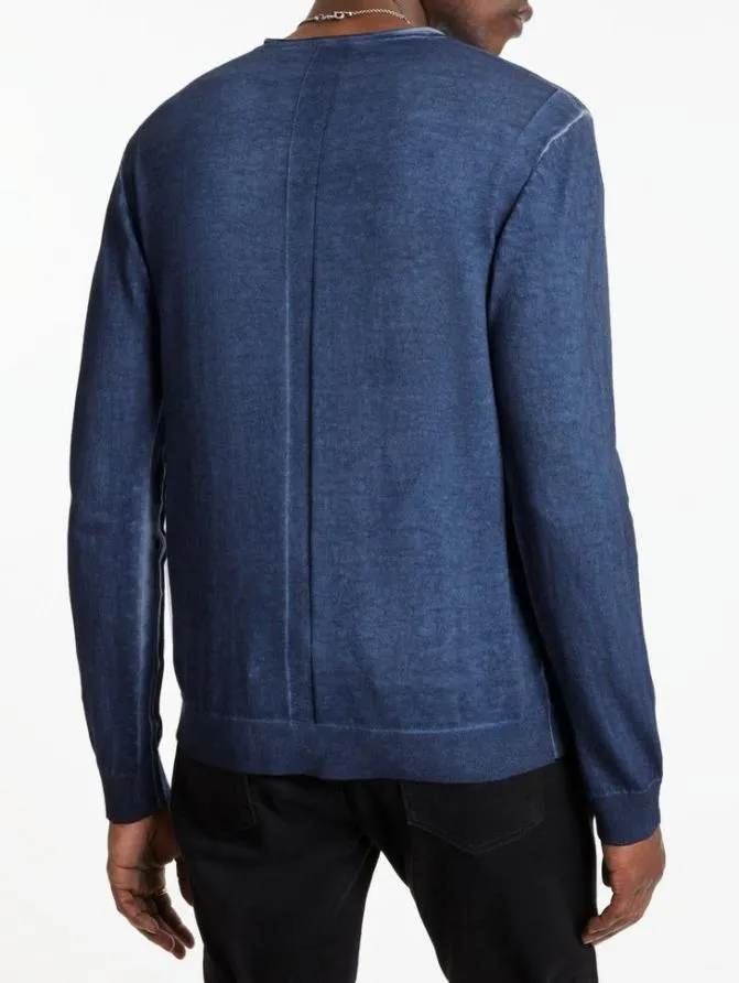 DREW VNECK SWEATER Dark Moss Clothing John Varvatos Sweaters