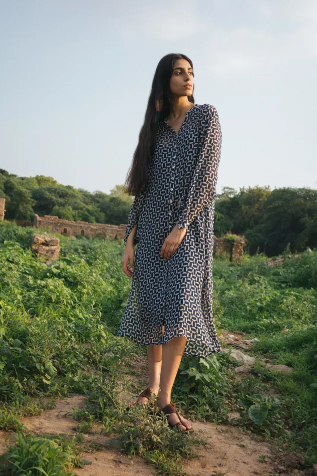 Eloise Dress Estate Blue Women Chan Luu Dresses