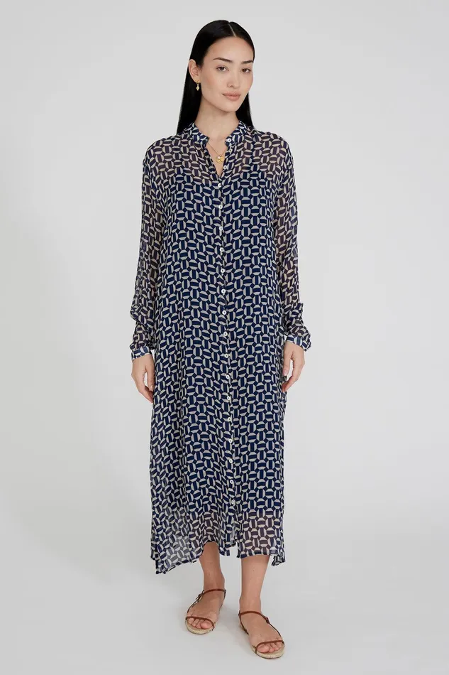Eloise Dress Estate Blue Women Chan Luu Dresses