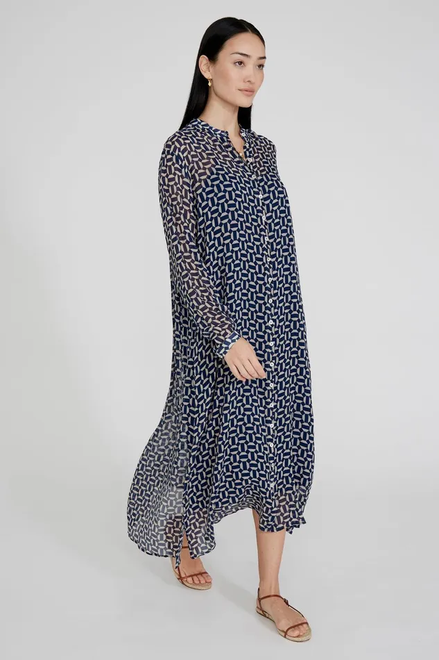 Eloise Dress Estate Blue Women Chan Luu Dresses
