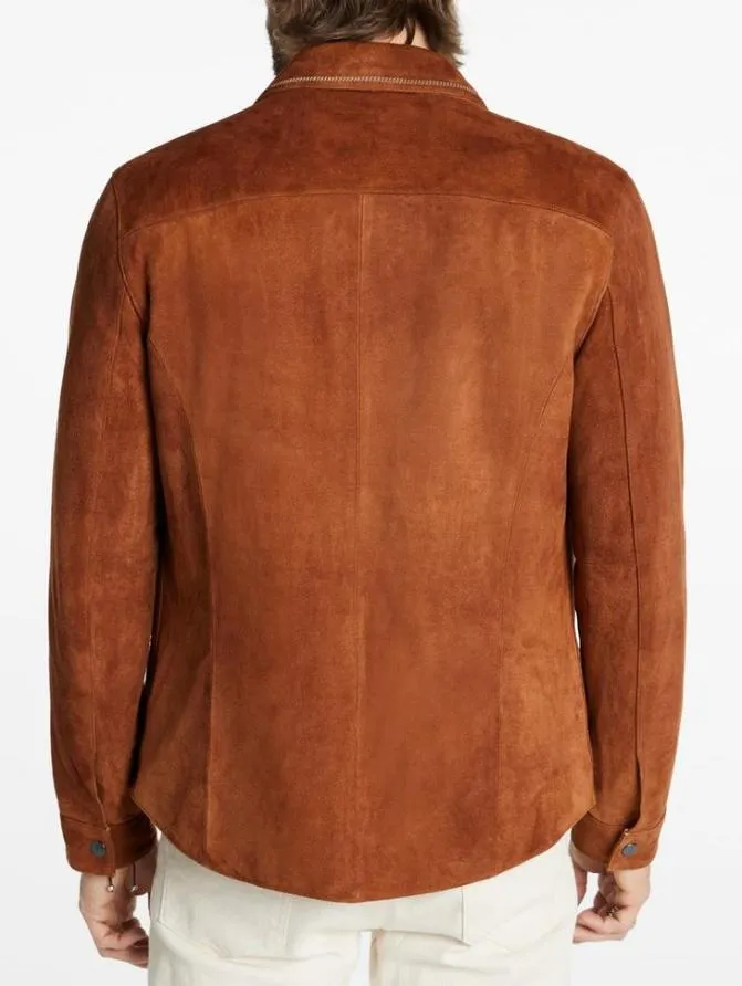 EMMONS JACKET Espresso Clothing John Varvatos Leather Jackets