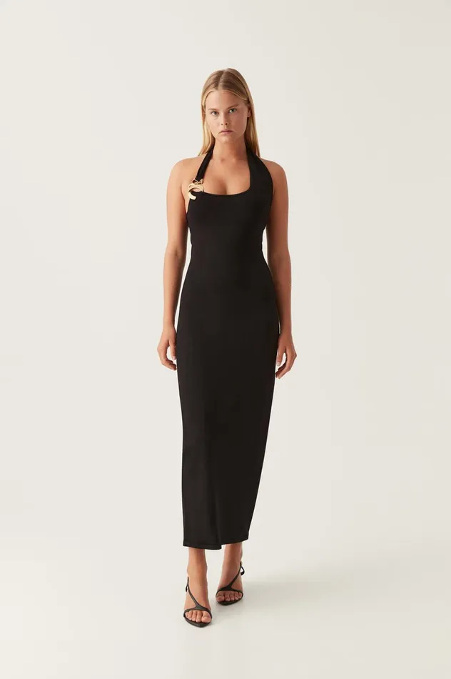 Enigma Hardware Dress Black Women Aje Black Dresses