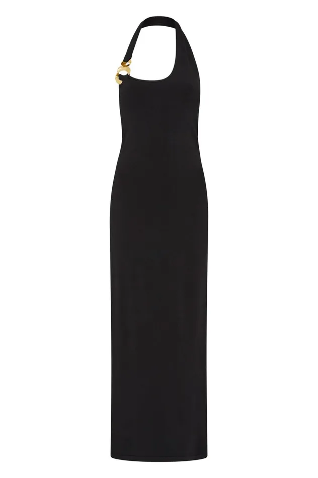 Enigma Hardware Dress Black Women Aje Black Dresses