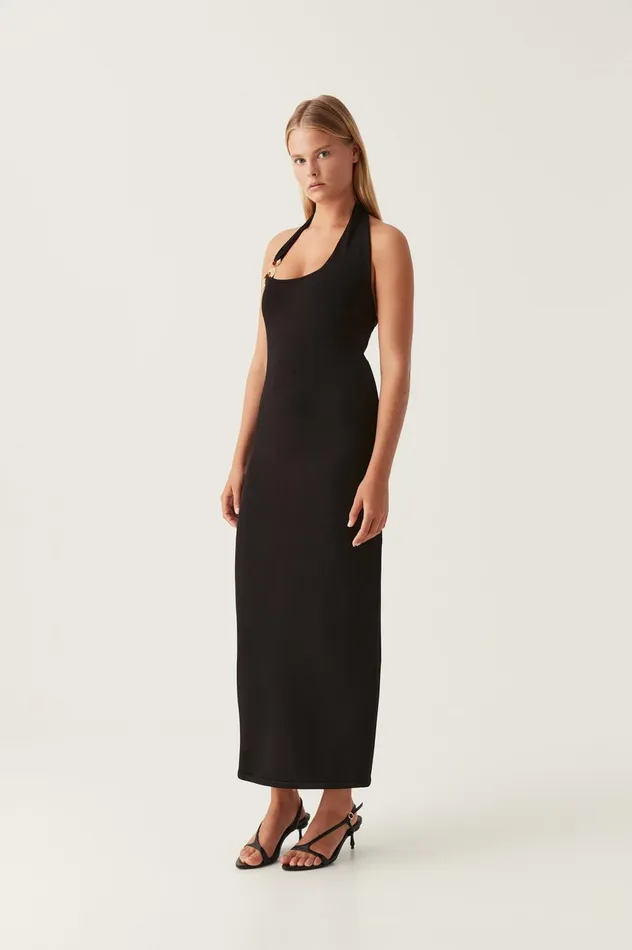 Enigma Hardware Dress Black Women Aje Black Dresses