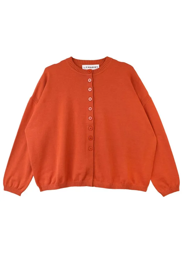 Eno Knit Burnt Orange Womens LF Markey Knitwear