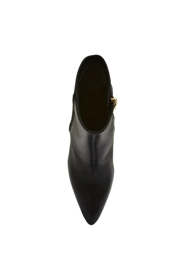 Ether Whipstitch Short Boot Black Women Aje Shoes