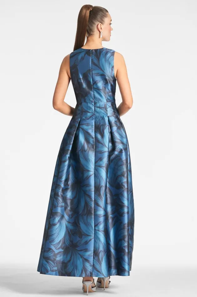 Evening Women Sachin and Babi Brooke Gown 8211 Tonal Petal