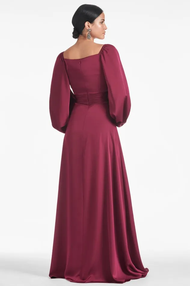 Evening Women Sachin and Babi Bryant Gown 8211 Garnet