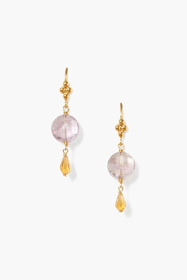 Fiona Drop Earrings Amethyst Mix Women Chan Luu Earrings