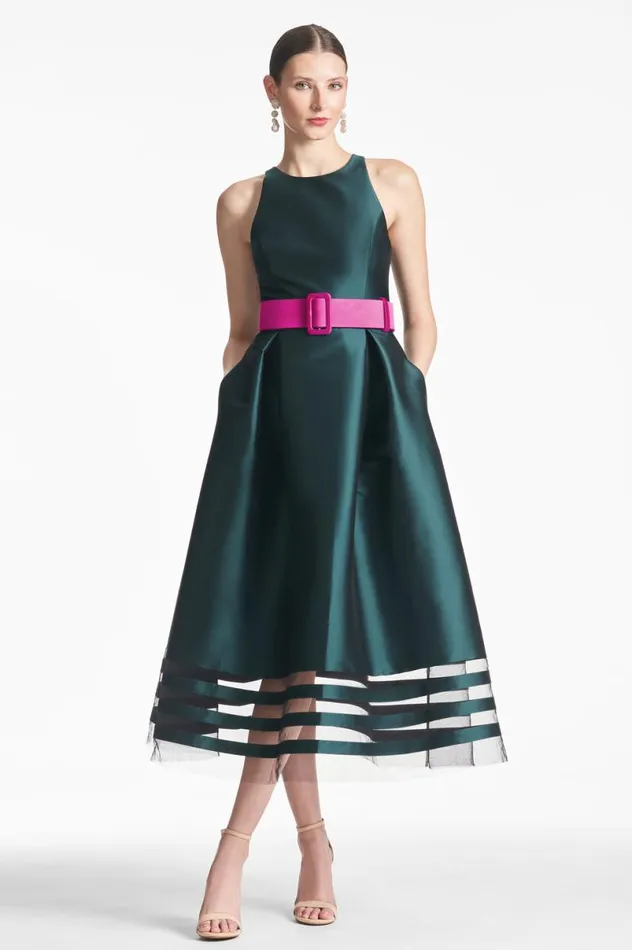 FitFlare Women Sachin and Babi Rani Dress 8211 Forest Green