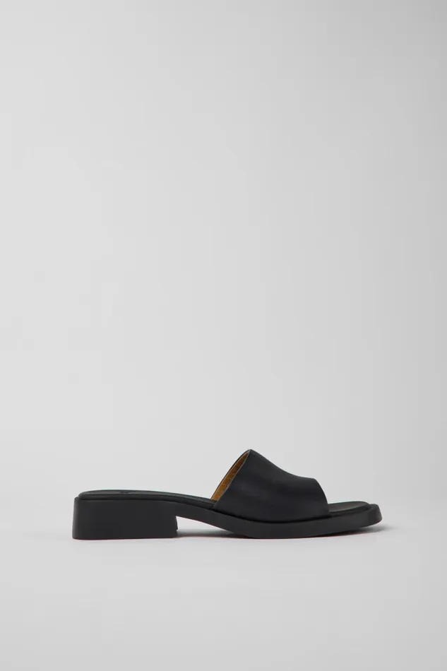 Flat Shoes Women Camper Dana Black Leather Sandals Flat Shoes Women Camper Dana Black Leather Sandals