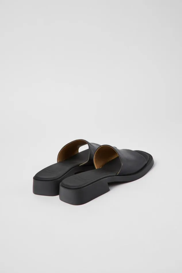 Flat Shoes Women Camper Dana Black Leather Sandals Flat Shoes Women Camper Dana Black Leather Sandals
