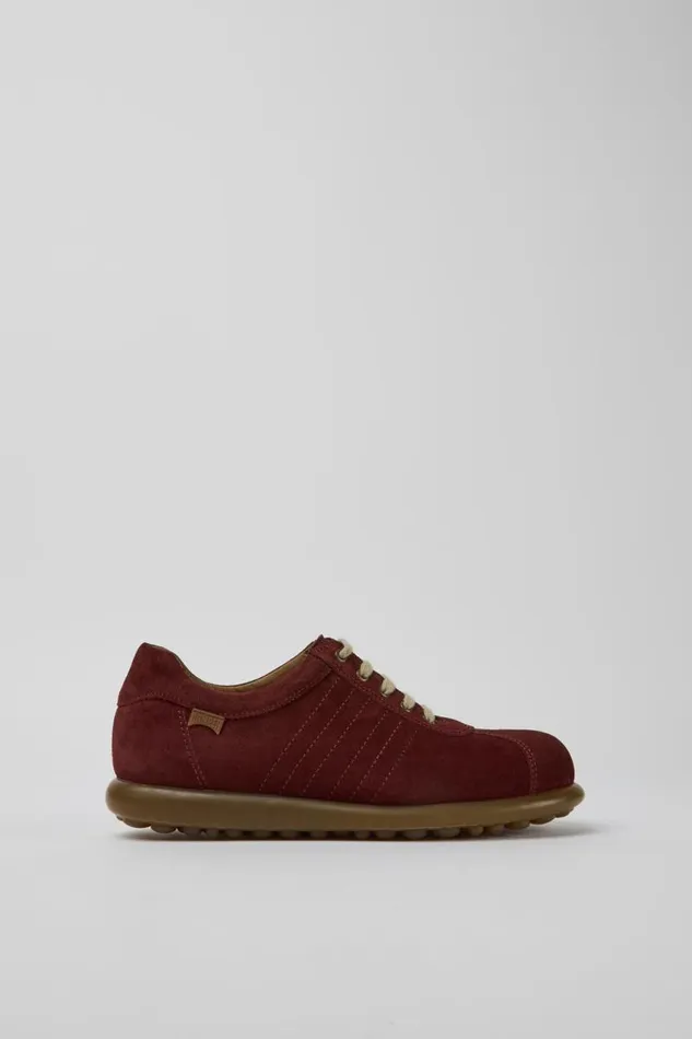 Flat Shoes Women Camper Pelotas Iconic Red Shoe