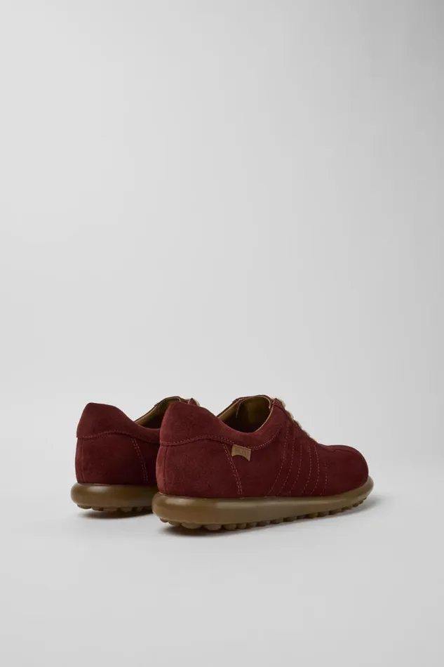 Flat Shoes Women Camper Pelotas Iconic Red Shoe
