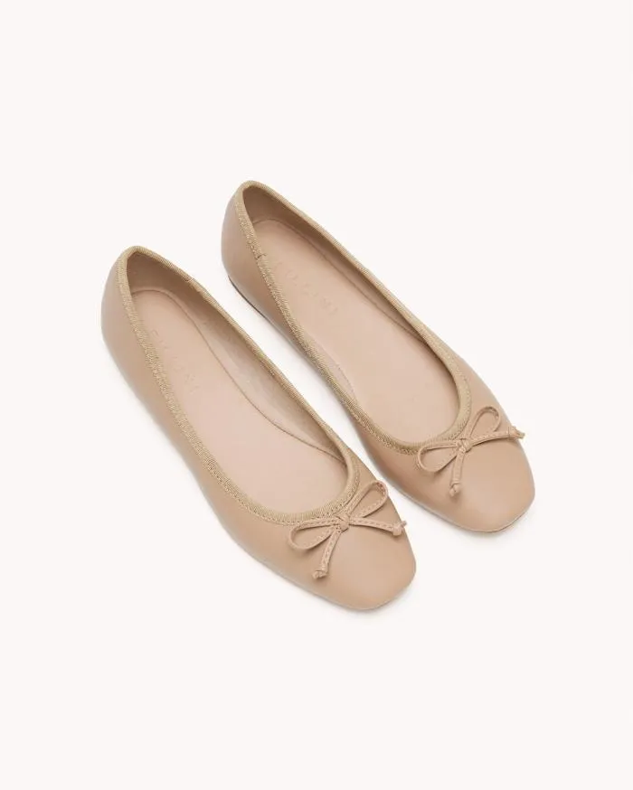 Flats Billini Ballet Flats ISAIAH DARK NUDE