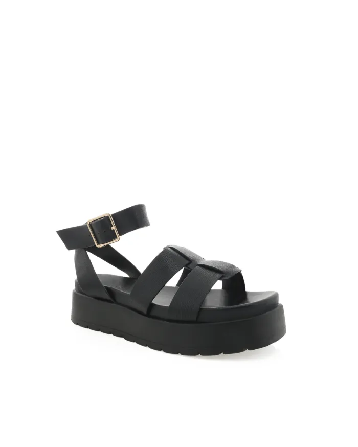 Flats Billini Sandals and Slides FERRIN BLACK