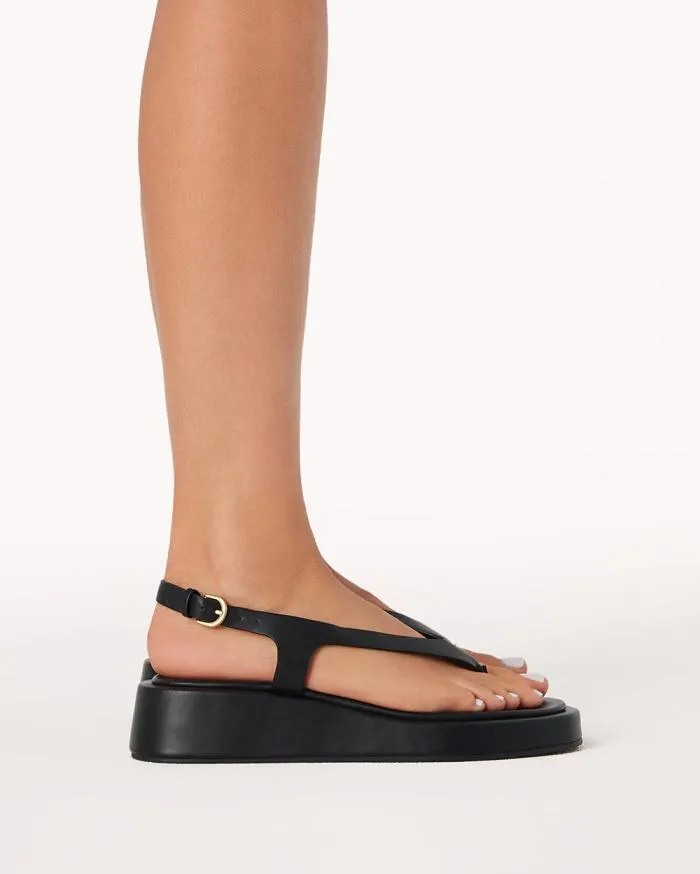 Flats Billini Sandals and Slides LIANNA BLACK