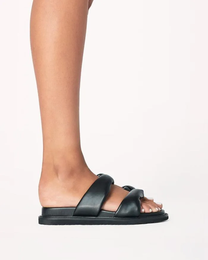 Flats Billini Sandals and Slides ZONYA WIDE FIT BLACK