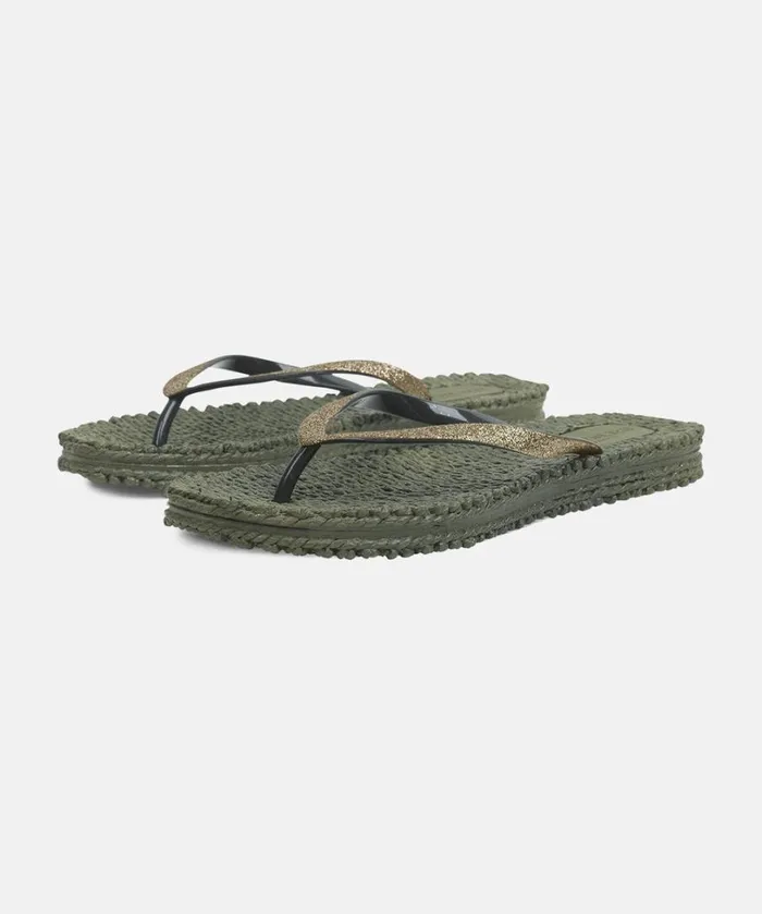 Flip Flop With Glitter 8211 Army Shoes Ilse Jacobsen Flip Flops