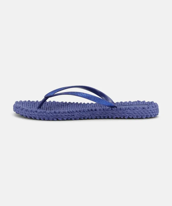 Flip Flop With Glitter 8211 Blue Web Shoes Ilse Jacobsen Flip Flops