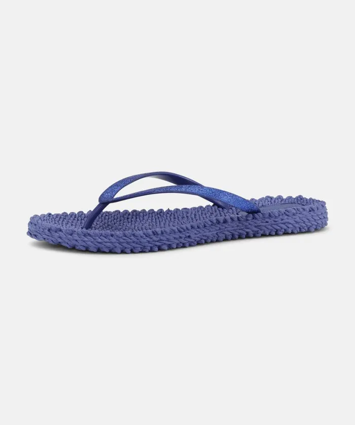 Flip Flop With Glitter 8211 Blue Web Shoes Ilse Jacobsen Flip Flops