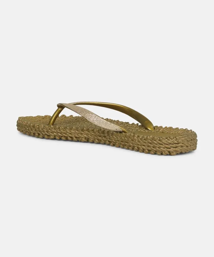 Flip Flop With Glitter 8211 Gold Shoes Ilse Jacobsen Flip Flops