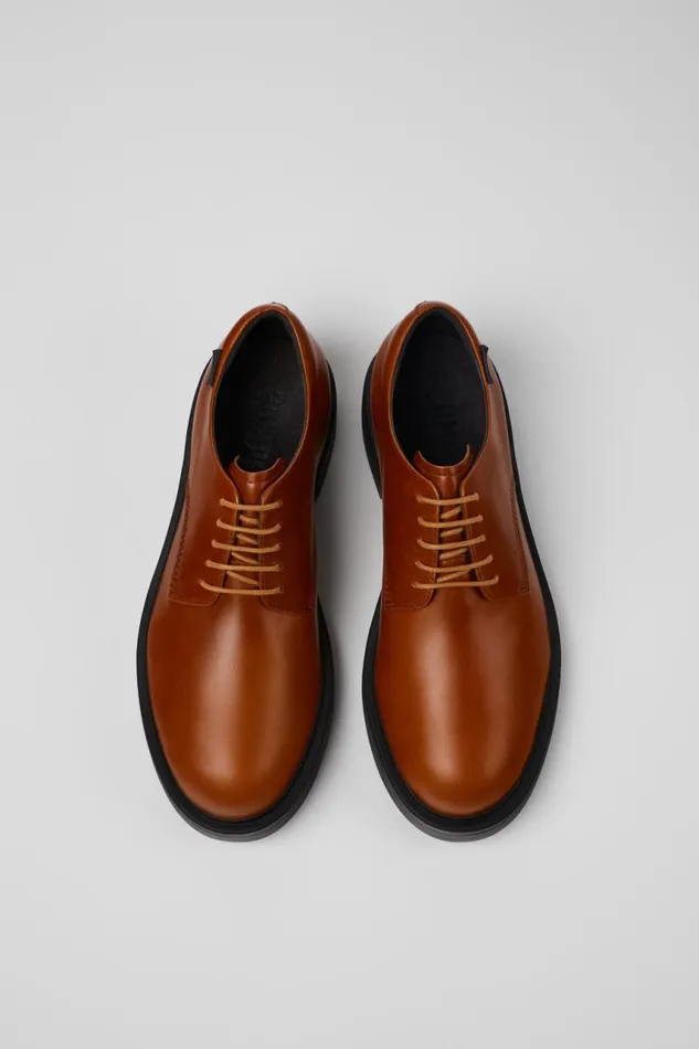 Formal Shoes Men Camper Dean Brown Leather Shoe Formal Shoes Men Camper Dean Brown Leather Shoe